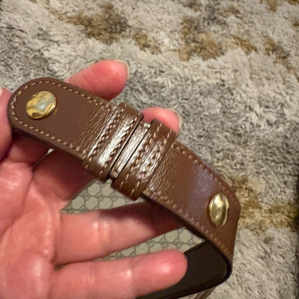 Gucci Brown and Cream Crossbody Bag - Picture 4 of 11